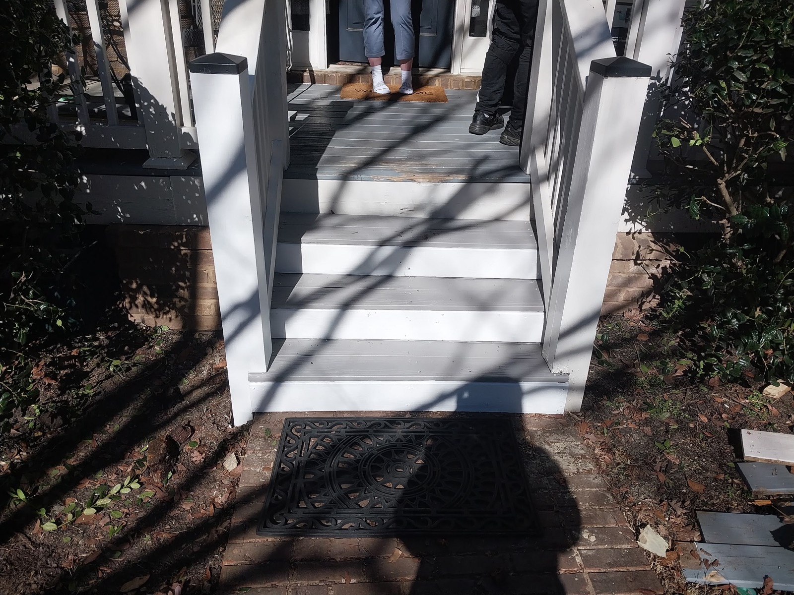 New exterior steps, West Midtown